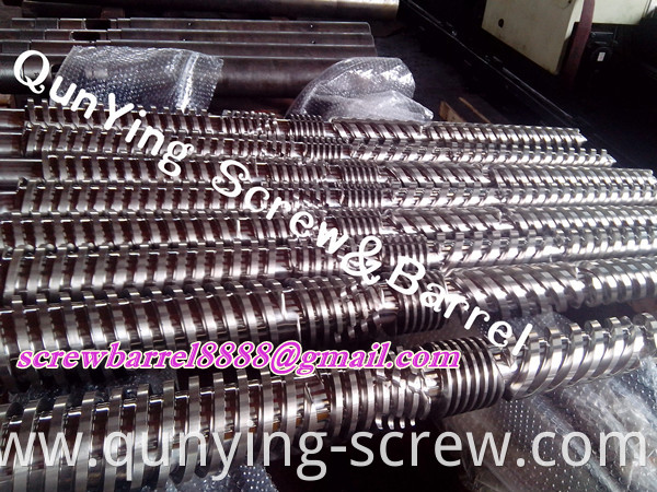 pvc twin screw barrel for producing pvc pipe